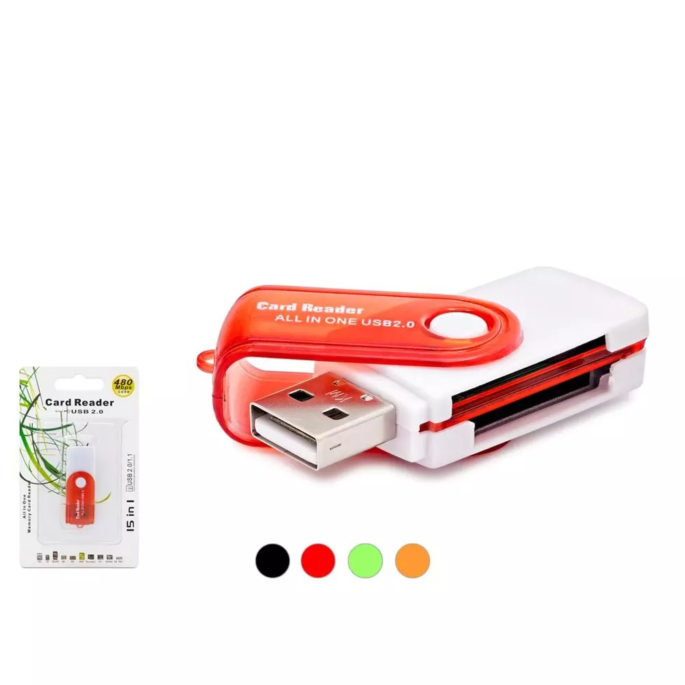 HADRON HDX7022 KART OKUYUCU USB ALL IN ONE ÇOK RENKLİ