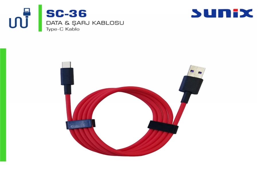 SUNİX SC-36 5A TYPC-E USB KABLO