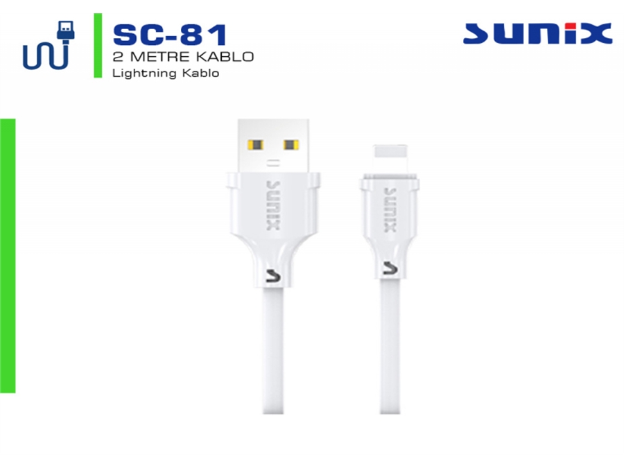 SUNİX SC-81 2M İOS USB KABLO