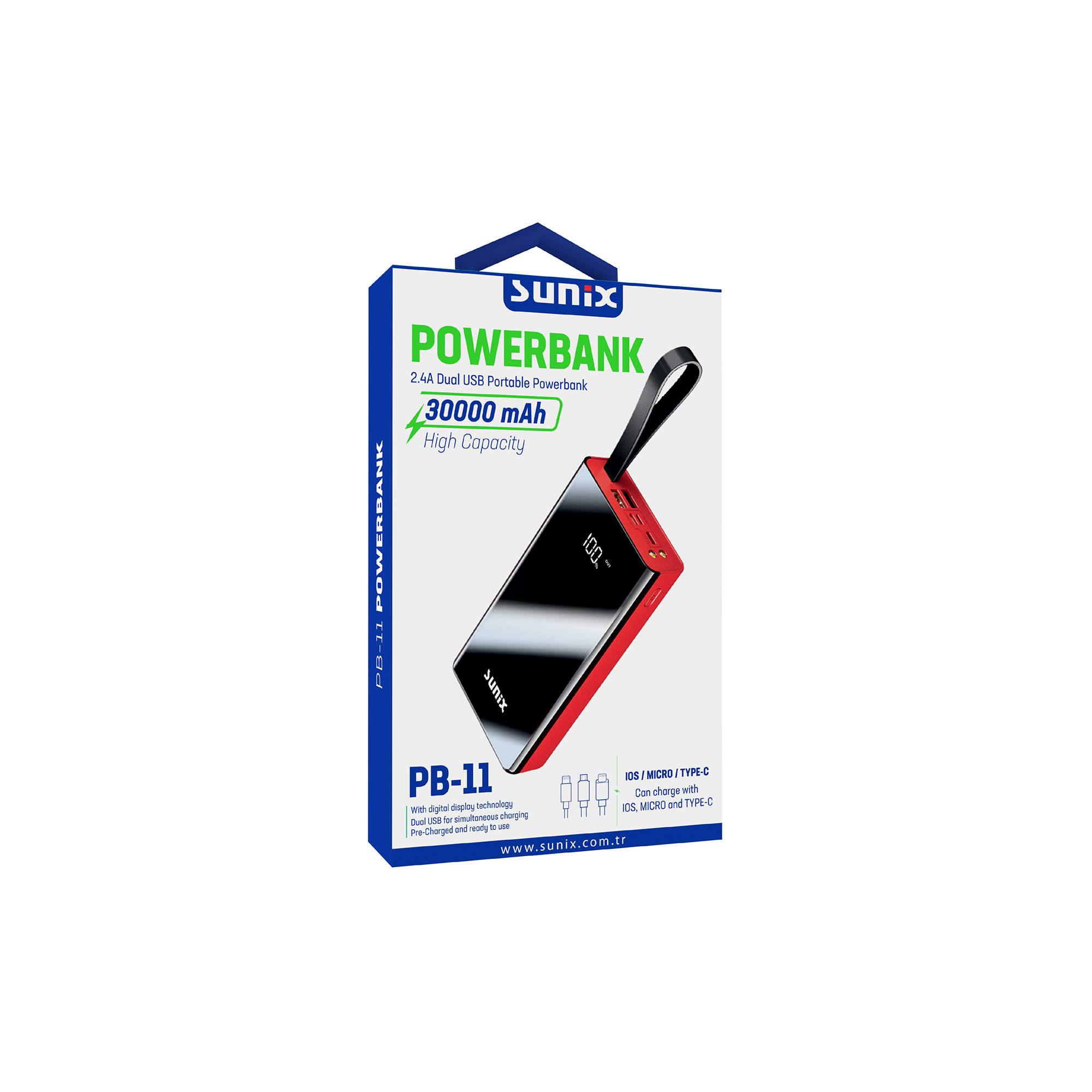 SUNİX PB-11 / 30.000 mAh Powerbank